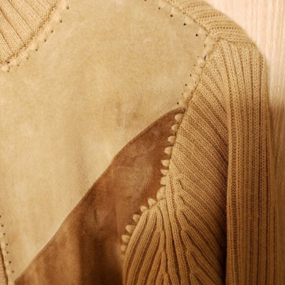 Designers Origionals Patchwork Leather cardigan - Picture 4 of 6